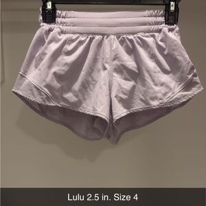 lululemon athletica Women's Light Purple Sleep Shorts